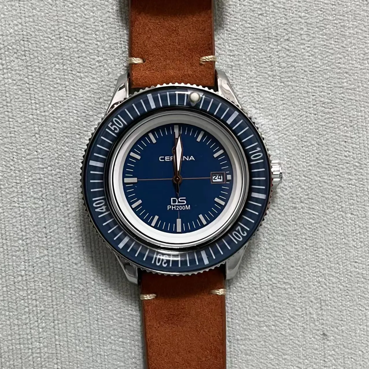 Men's Watch Nylon Leather Strap Watch DS PH200M Quartz Watch Luxury Watch Business Leisure Fashion Wrist Watch