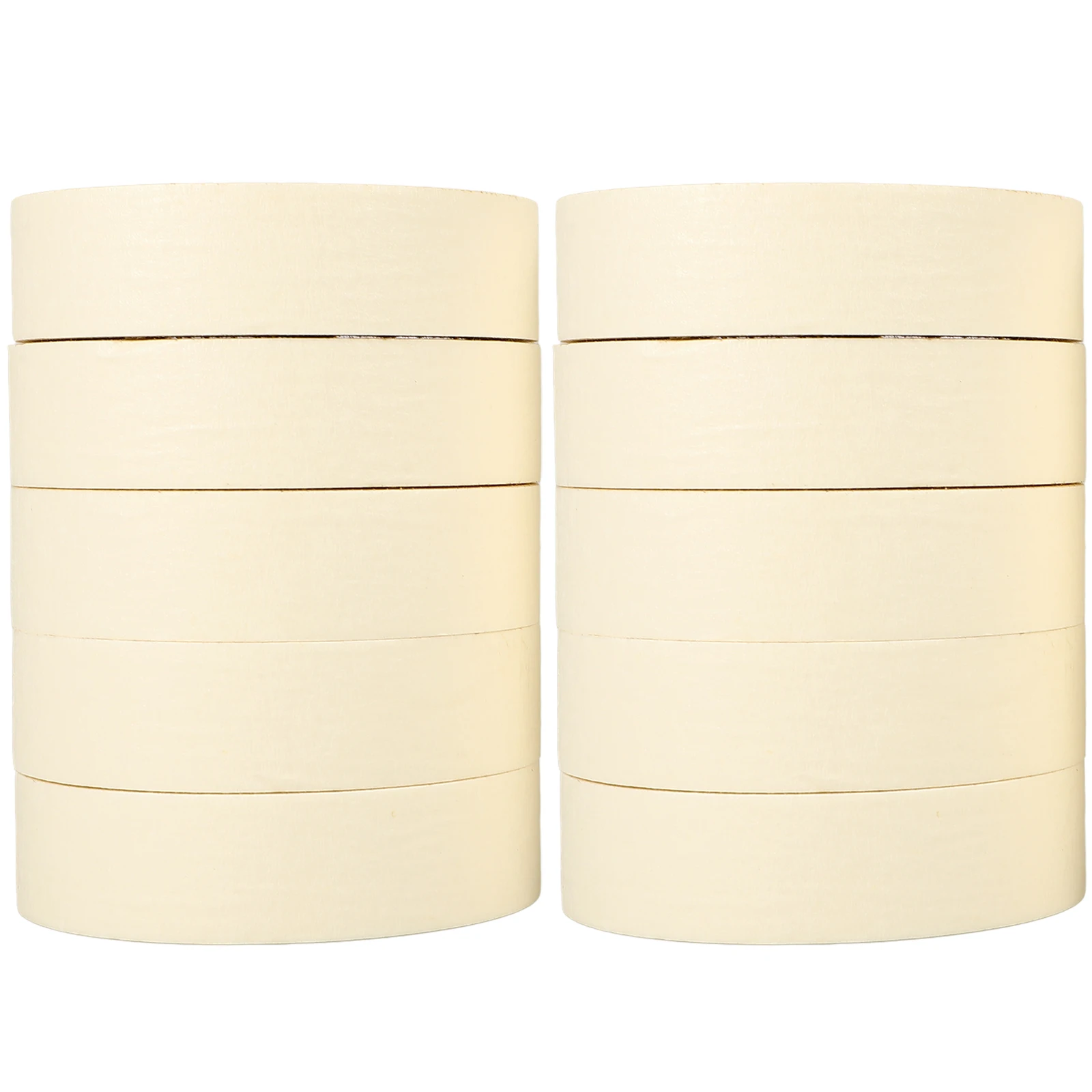 

10 Rolls Painting Tape for Walls White Masking Tape Set with Strong Adhesion Perfect for Home Office Artwork and Wall Decor