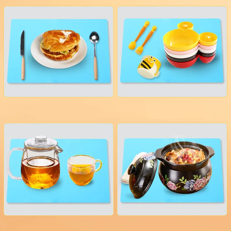 40*30*0.075CM Silicone Baking Mat Non Stick Pan Liner Placemat Table Protector Kitchen Pastry Liner Baking Bakeware Mat