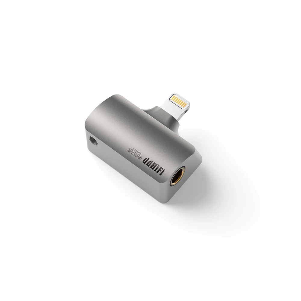 DD DdHiFi TC44Pro USB-C / Lightning To 4.4mm Balanced DAC Dongle for Android Ios Dual CS43131 DAC Chips, 32bit/384kHz PCM DSD256