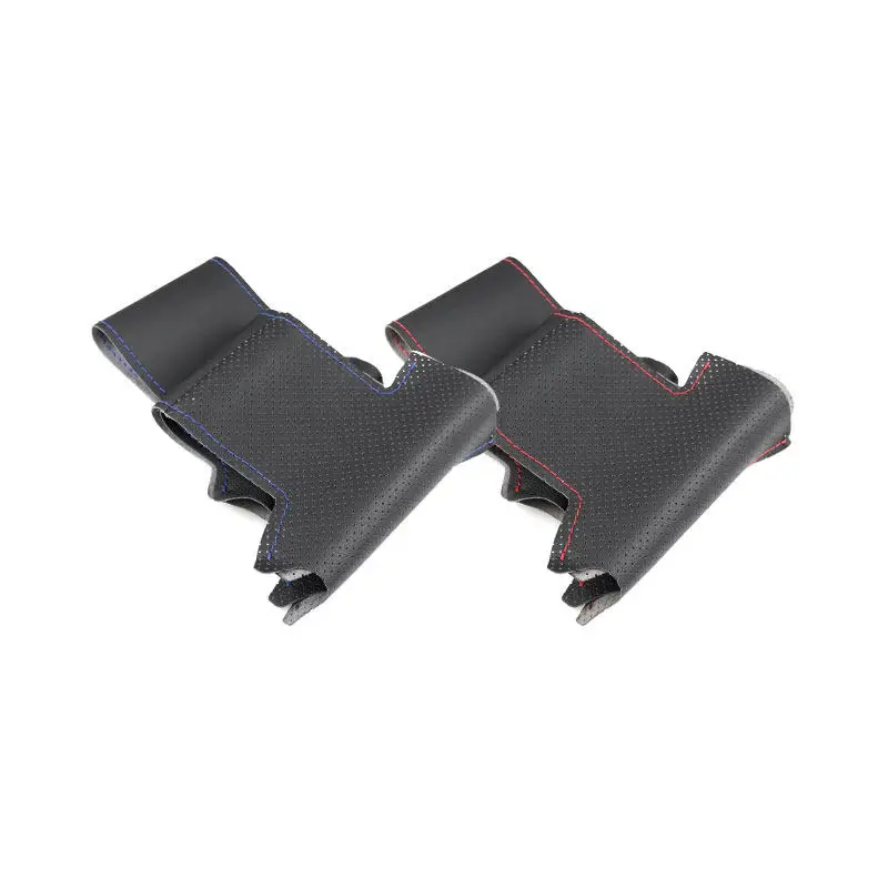 For Mercedes Benz A Class AMG A45 C 43 63 2015-2018 S-Class S500 2016 Car Interior Accessories Steering Wheel Cover Leather Trim