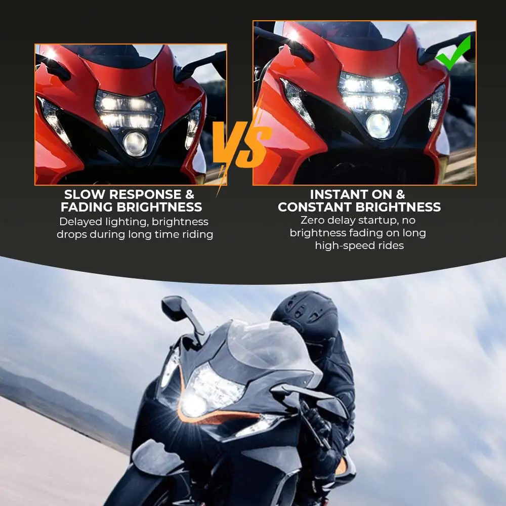 Motorcycle Front LED Headlights Headlamp Assembly Part Fit For Suzuki GSX1300R Hayabusa Special Edition 2025 2026 #35100-10L00