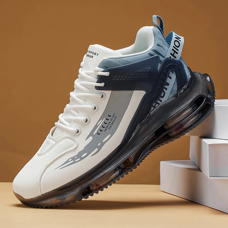 Men's Spring High Quality Trendy Shoes Thick Bottom Strap Basketball New Breathable Shock Absorbed Casual Sneaker Shoes 2026