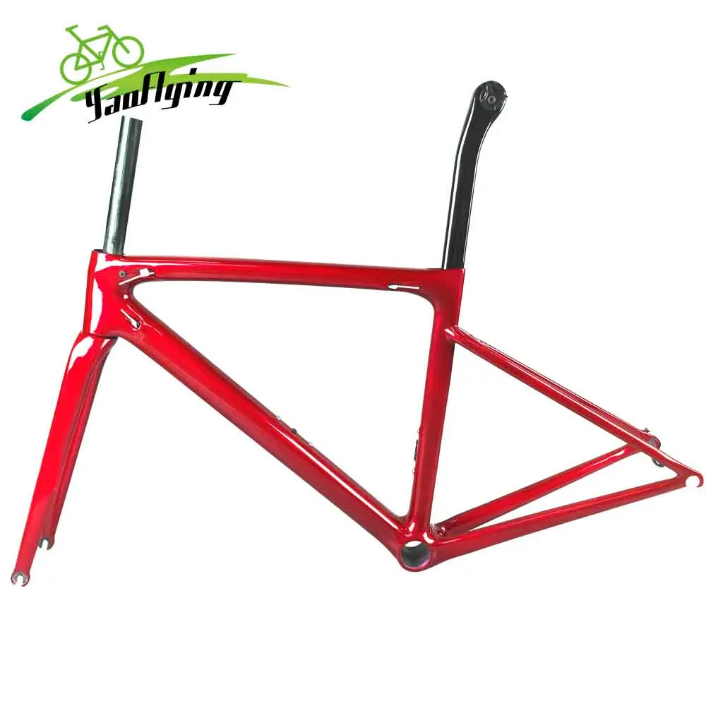 Airwolf T1100 Super Light Rim Brakes Carbon Road Bike Frame PF30 Road Bicycle Frame 44 49 52 54 56 58cm 130*9mm Road Bike Frame