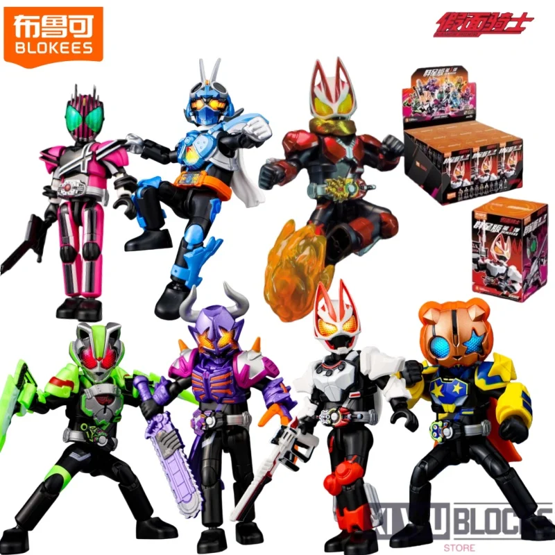 BLOKEES Kamen Rider Assemble Building Blocks Man Star Edition 1 Tycoon Buffa PunkJack Toy Model Collecting Birthday Gift