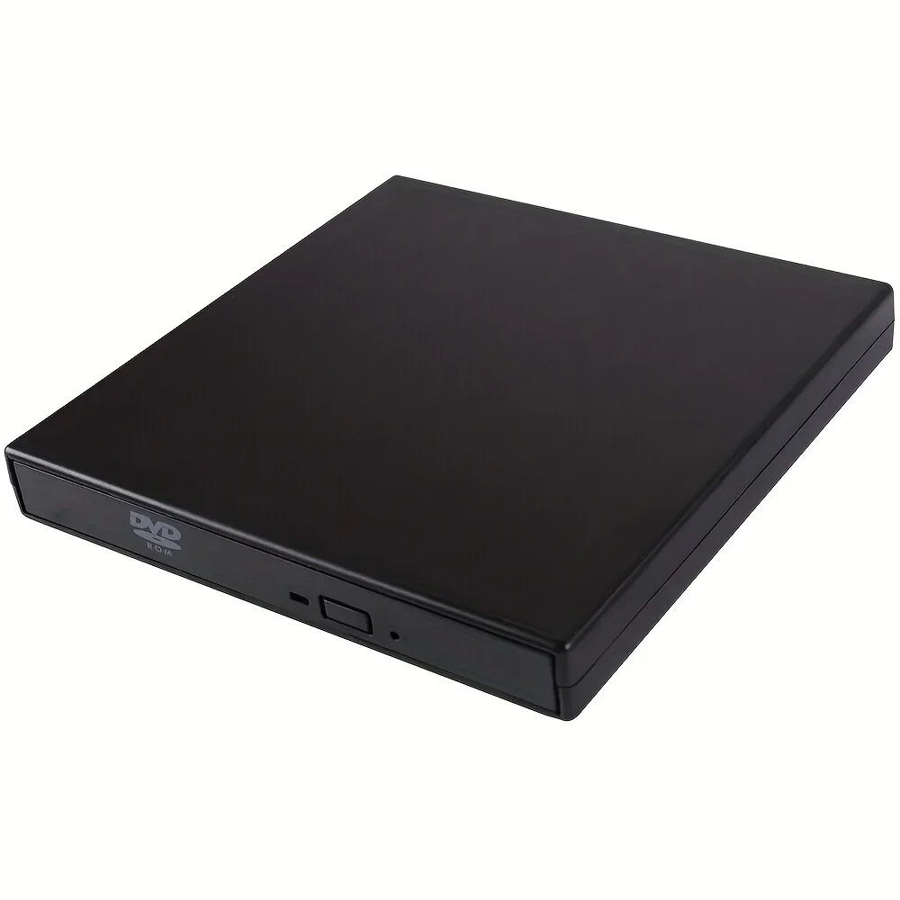 External CD DVD Drive, USB 2.0 Slim Portable External CD-RW Drive DVD-RW Burner Writer Player