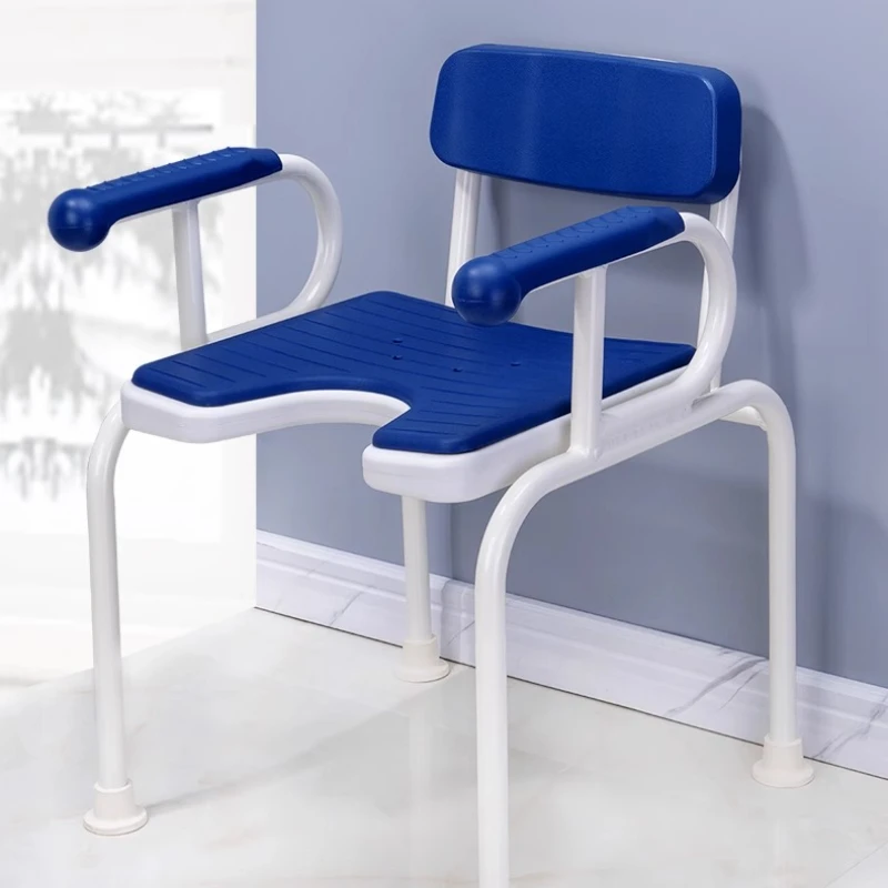 Heavy Duty Bath Chair with Thicker Shower Seat for Elderly,& Supports Up to 400 lbs.Upgraded Shower Chair with Armrests and Back
