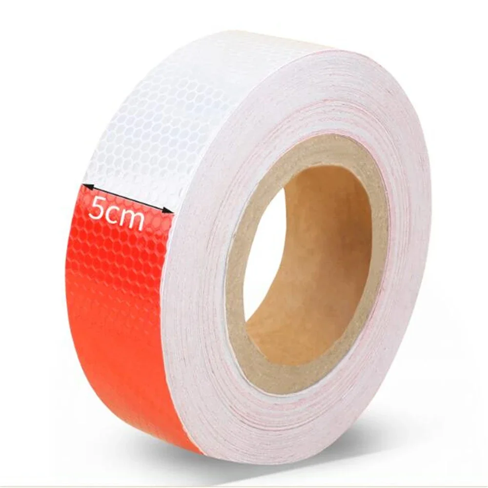 Traffic Safety Reflective Warning Tape Car Reflective Film Night Driving Warning Luminous Pvc Waterproof Warning Tape