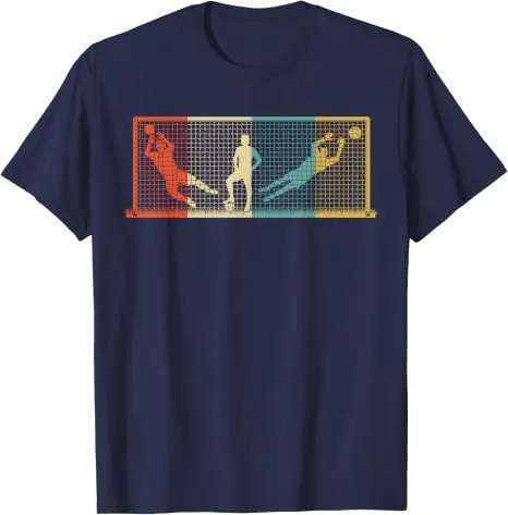 Vintage Torwart-T-Shirt, Fußball-Torwart-Geschenk-T-Shirt, Y2k-Torwart-T-Shirt, tolle Bekleidung, Humor, Fußball-Torwart-Grafikkleidung – Detail 12