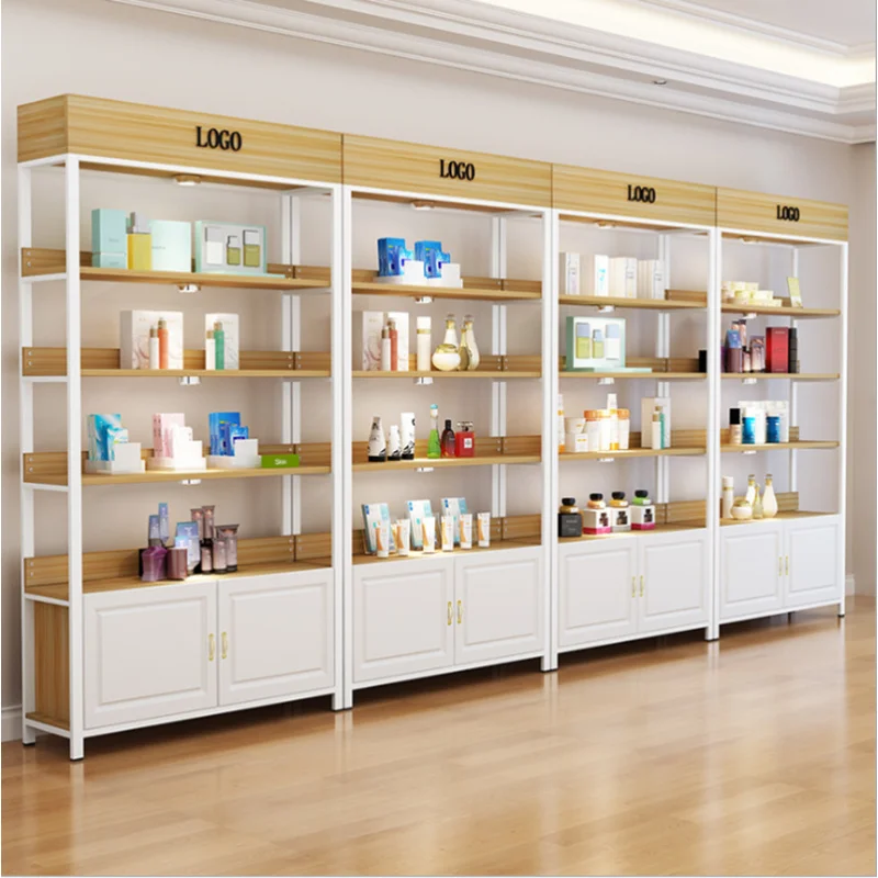 custom.Customized Jewelry Shoe Store Shelf Multi-functional Display Rack Cosmetics Display Cabinet Shelf Furniture With LED Ligh
