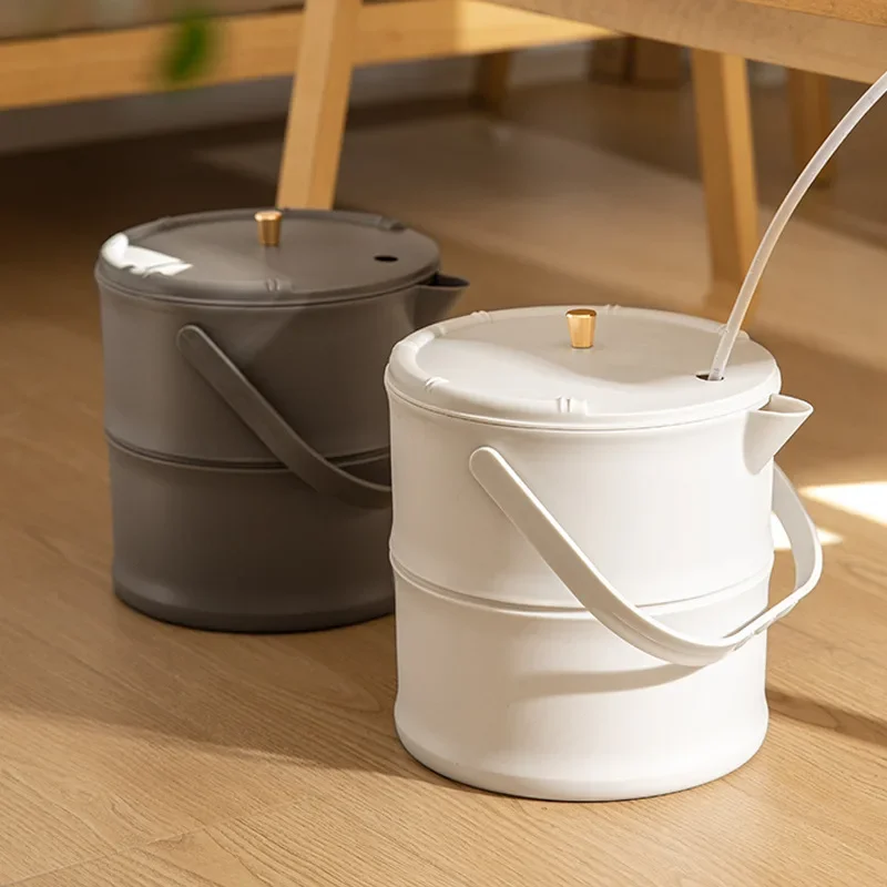 Household Tea Tray Waste Water Bucket Drain Pipe Tea Set Kung Fu Trash Can Tea Bucket Drain Bucket Accessories