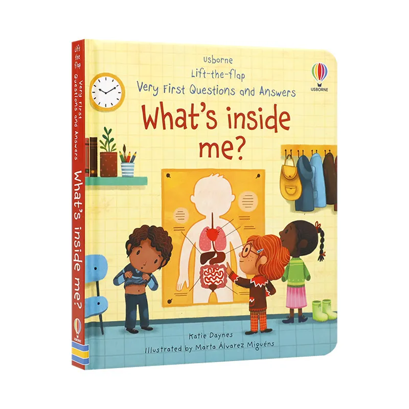 

Question and Answer Series - what‘s inside me English Picture Book for Toddlers, Early Educational Storybook