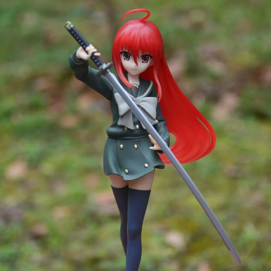 19 CM Anime Shakugan no Shana Shana Punisci il crimine Action PVC Figure Modello Collezione Ornamento Anime Cartoon Modello Giocattolo Regali