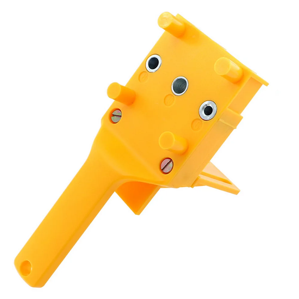 Quick Wood Doweling Jig Plastic ABS Handheld Pocket Hole Jig System 6mm 8mm 10mm Drill Bit Hole Puncher For Carpentry Dowel Join