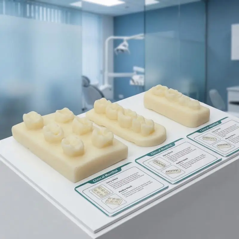 Tooth Morphology Practice Model Root Canal Filling Inlay Resin Module For Dental Teaching Training Resin Model Tool
