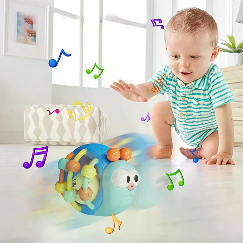 Bolas para bebé, sonajero, edredón, juguete, pelota de agarre de mano suave, juguetes sensoriales educativos, actividad, juguetes para gatear para bebés de 0 a 6 a 12 meses