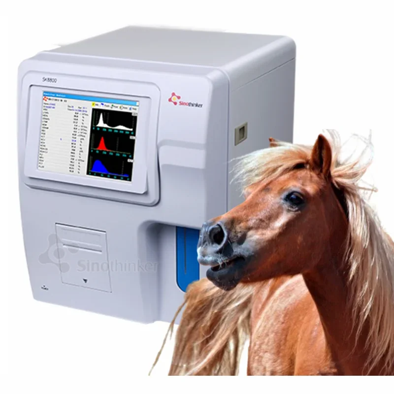 Sinothinker Veterinary Hematology Analyzer VET 3 Part Differential CBC Test Automated Blood Analysis