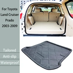 For Toyota Land Cruiser Prado J120 2003 2004 2005 2006-2009 Tailored Rear Trunk Mat Cargo Liner Boot Floor Tray 3D  Accessories