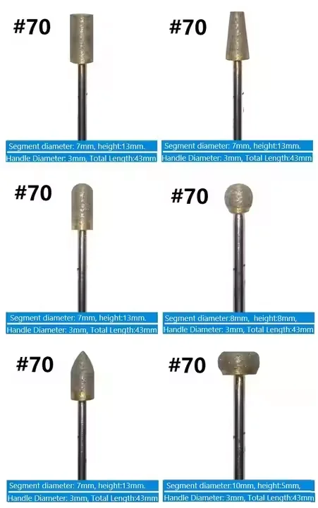 2026 ljc Sintered Diamond Drill Bits Abrasive Grinding Head Jade Carving Polishing Diamond Coated for Rotary Tools view 5