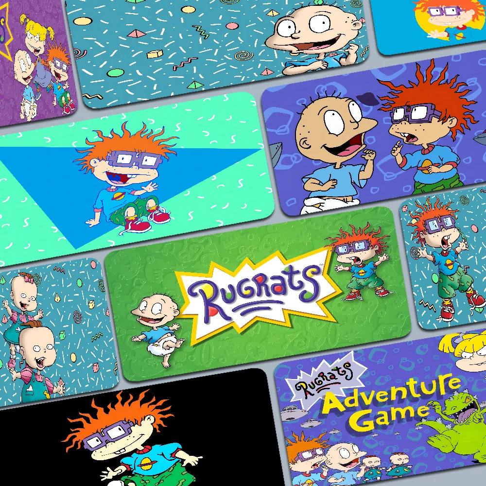 

Cartoon Funny R-Rugrats Boy Pad Laptop Gaming Mice Mousepad Size For Game Keyboard Pad For Gamer