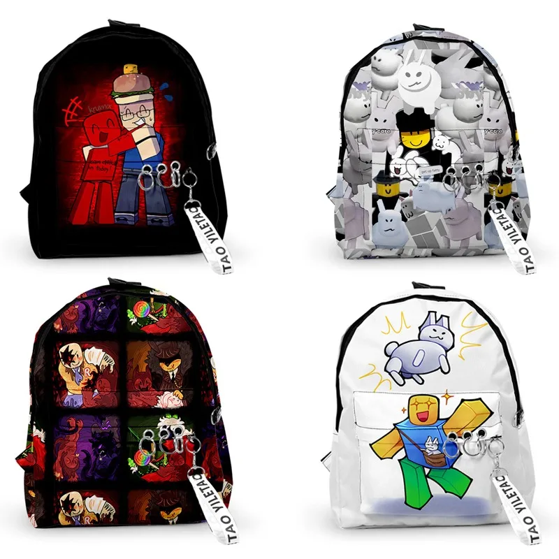 Kreativer Roblox Forsaken Gubby Peripherer Studentenrucksack Kinderrucksäcke Rucksack Schule Alltagsbedarf