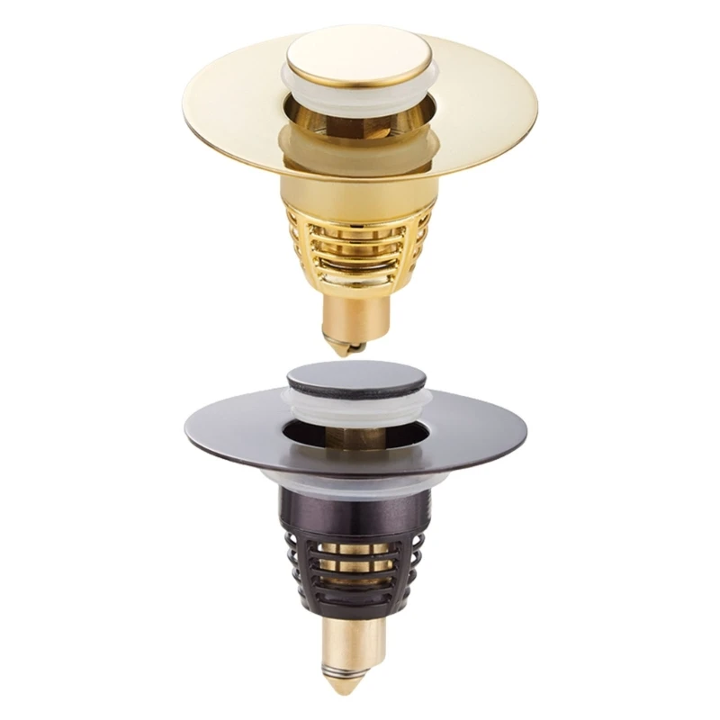 X9FA Chromes Bathroom Sink Stoppers Replacement for Standard American Basins