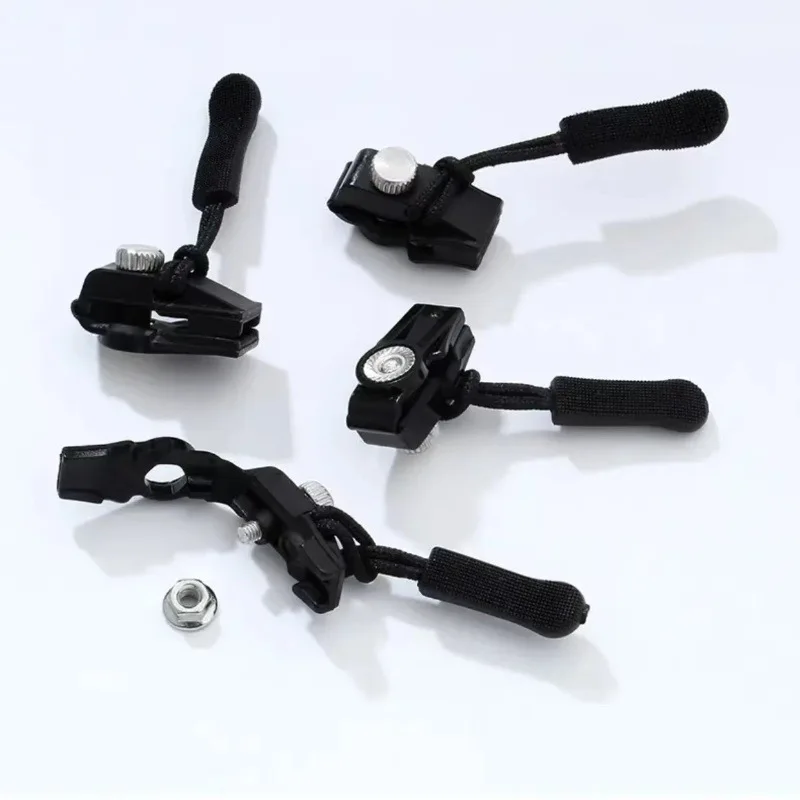 24PCS Detachable Zipper Fixer Quick Instant Zippers Head Repair Kit Universal Replacement Zipper Slider Pull for Jacket Bag Coat