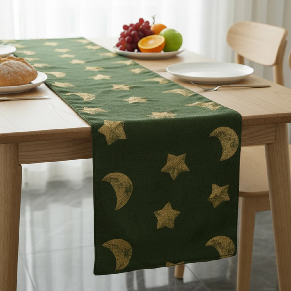 BUYNOW 1PC Star and Moon Sequi - đánh giá và giá Table Runner Sequin
