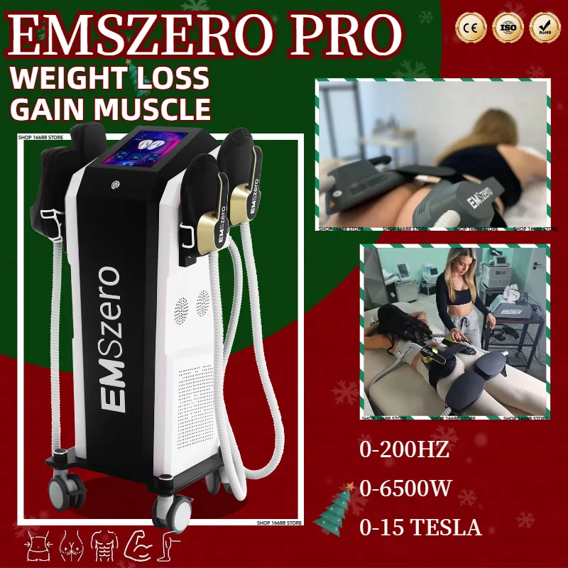 

Professional Emszero Body Sculpt Machine Neo RF EMS Slimming Device for Muscle Stimulation Hiemt Fat Reduction CE Certified