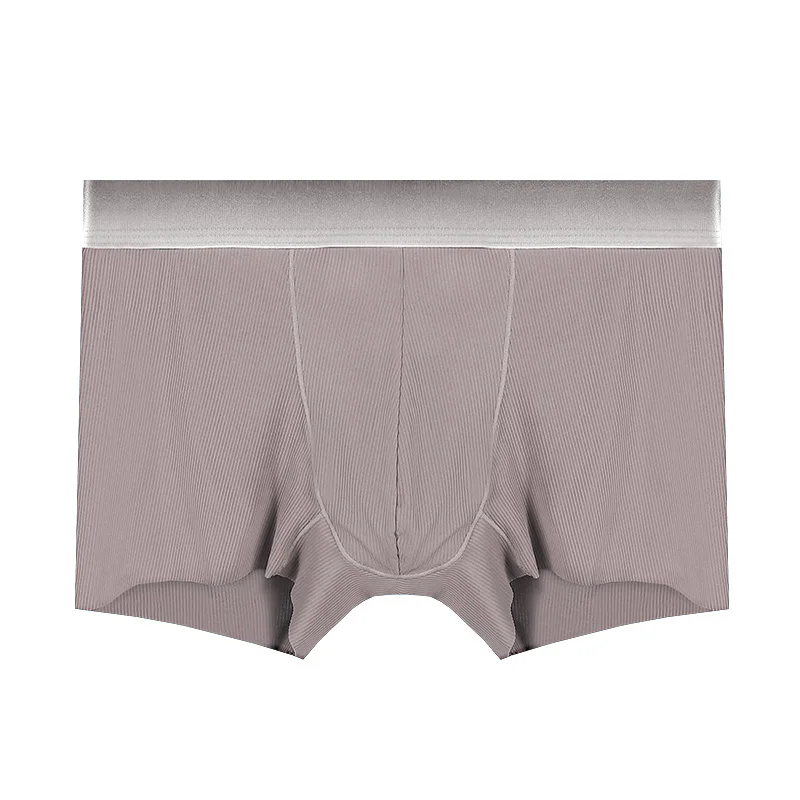Men's ice silk underpants bullet separate men's spermatic vein lboxers varicose scrotal sash bag