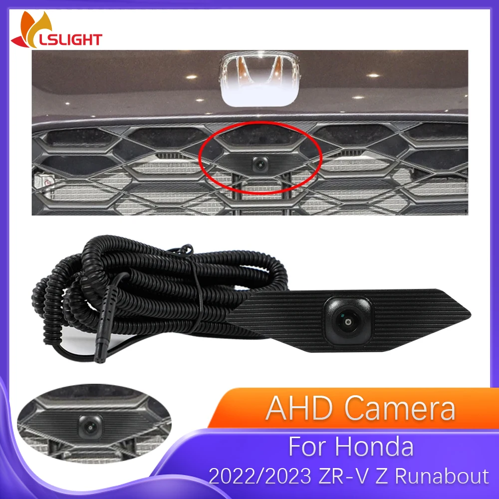 

Автомобильная камера переднего вида для Honda 2022 2023, ZR-V Z Runabout, ночное видение, водонепроницаемая 150 ° AHD-камера с объективом «рыбий глаз» 480P 720P 1080P