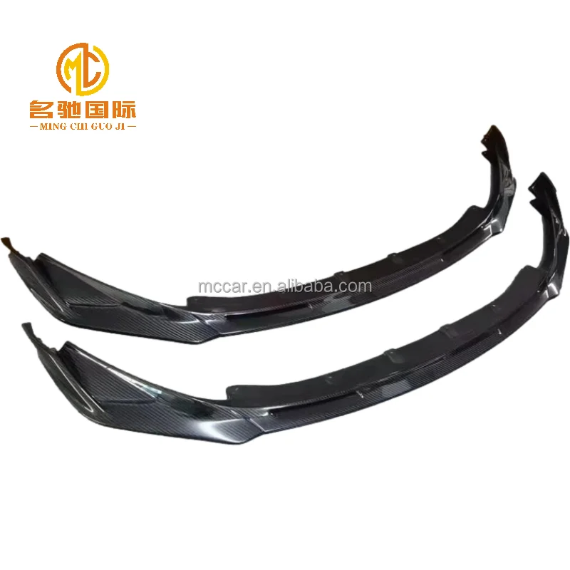 

High quality car front bumper front lip For BMW M4 M3 G80 G82 G83 carbon fiber V style bumper front lip