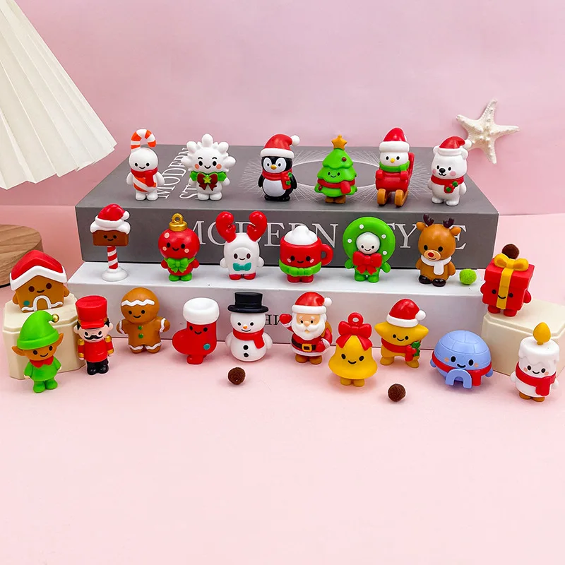 New Cartoon Style Halloween Series Figurines Model Ornament Anime Blind Boxes, Blind Bags, Cute Christmas Gift Toys