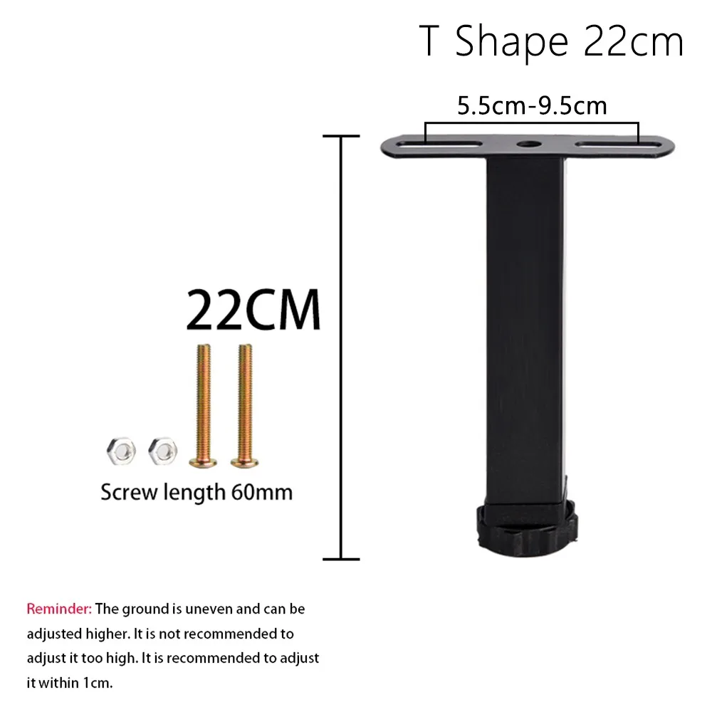 1 ชิ้นใหม่ 15-35 ซม.ขาเตียงขาปรับพยุงแบบพับเก็บได้ขาฐานเตียงแข็ง T-Frame