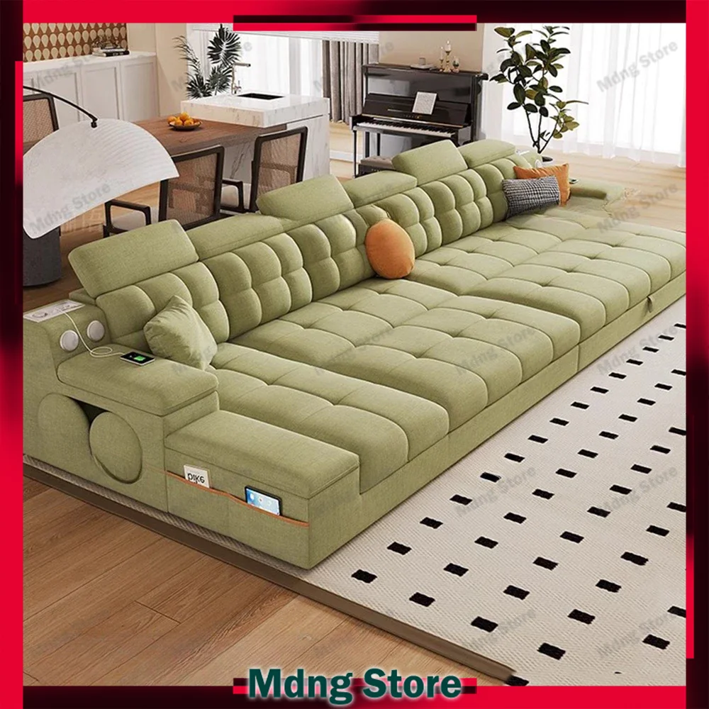 

Reclining Armrest Elasticas Sofa Hidden Bed Multifunctional Luxury Sofas Modern Funky Divani Da Soggiorno Home Furniture