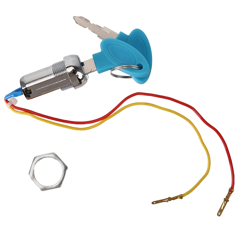 New Arrival 1 Set 2 Wire Key Ignition Switch Lock Motorcycle Go Kart Scooter Bike Switches For Motorcycle Electrical System
