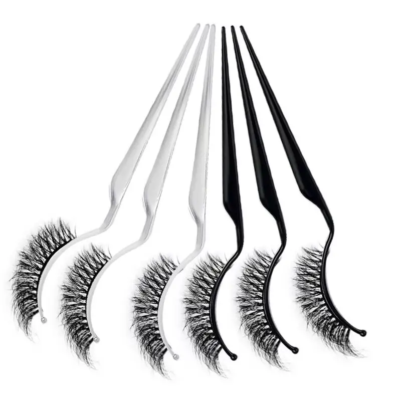 10pcs False Eyelash Graft Style Display Board Grafting Eyelash Try on Effect Exhibit Auxiliary Fake Lash Extension Holder
