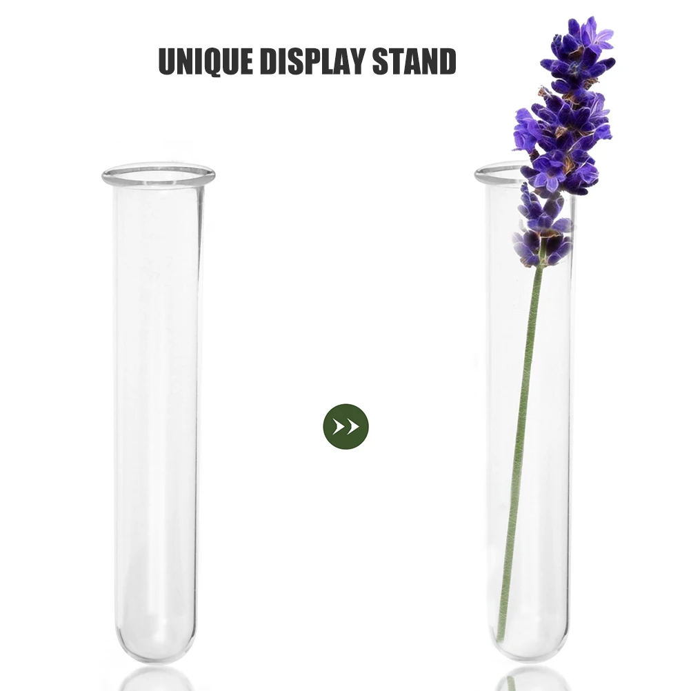 4 قطعة أنابيب اختبار انتشار النباتات الزجاجية المزهريات المائية أنابيب شفافة للتنشر مكتب تررم