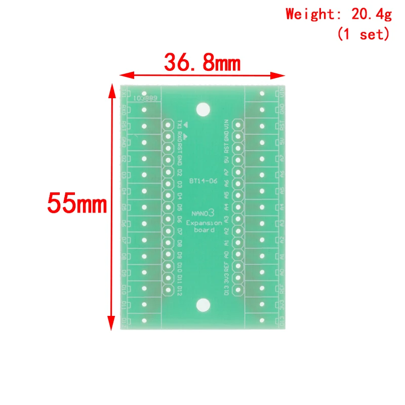 NANO V3.0 3.0 Controller Terminal Adapter Expansion Board NANO IO Shield Simple Extension Plate For Arduino AVR ATMEGA328P