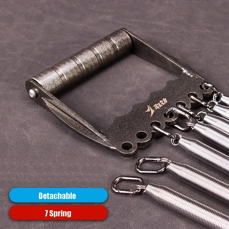 Detachable for Chest Expander All - Metal Strengthen Fitness With 7 Spring Exercise Body Building Workout