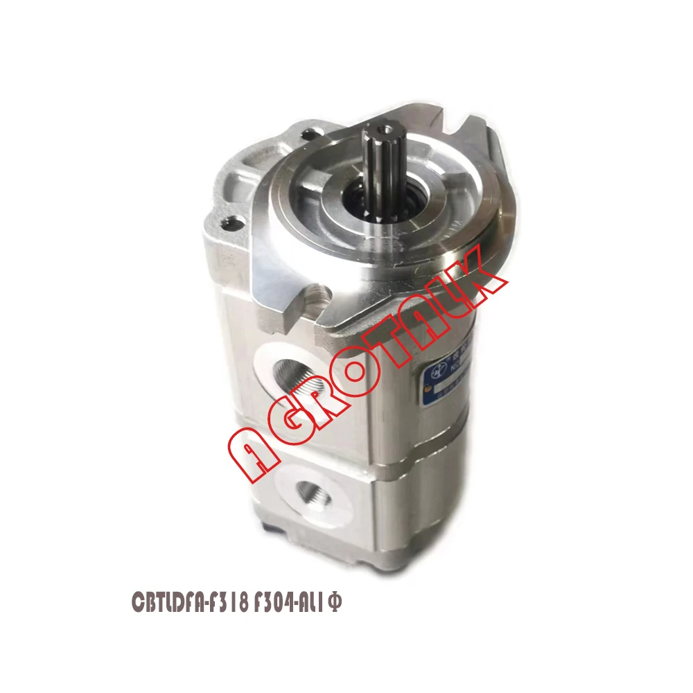 CBTLDFA-F318/F304-AL1Φ , the twin gear pump for mini bulldozer with engine KM385B-216