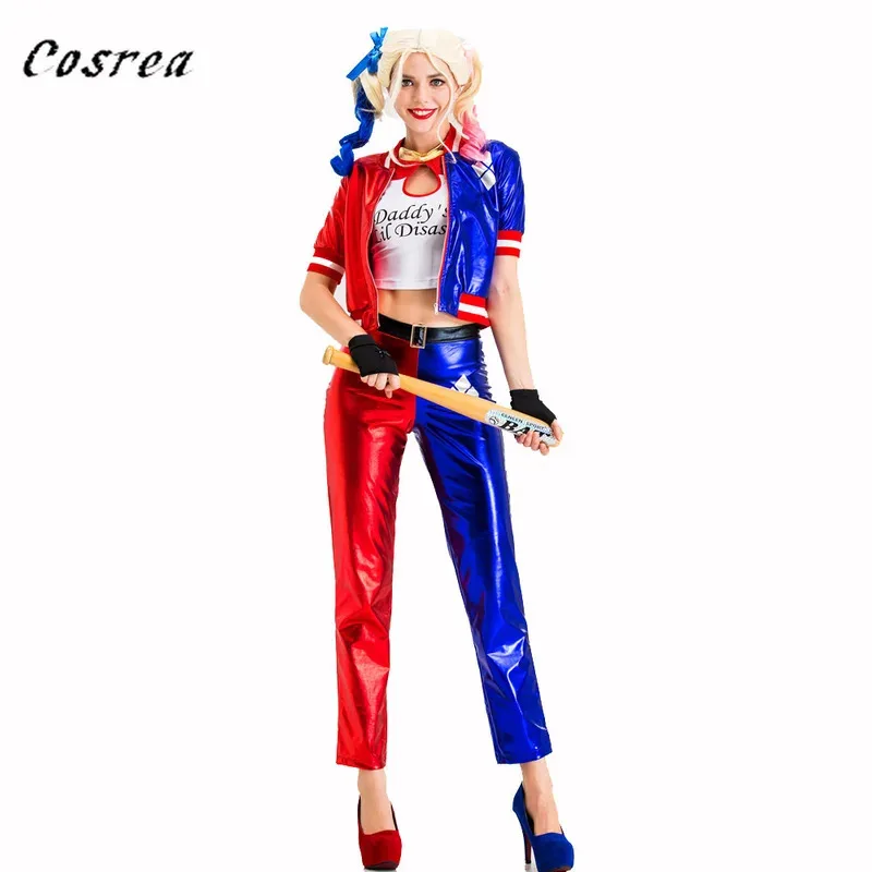 

ss23Film joker Jacket cosplay costume T-shirt gloves Women and Girls suit Halloween
