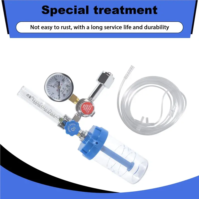 AC57-Oxygen Meter YH.YX11A Buoy Type Oxygen Inhalator Meter Pressure Reducing Valve Pressure Regulator G5/8