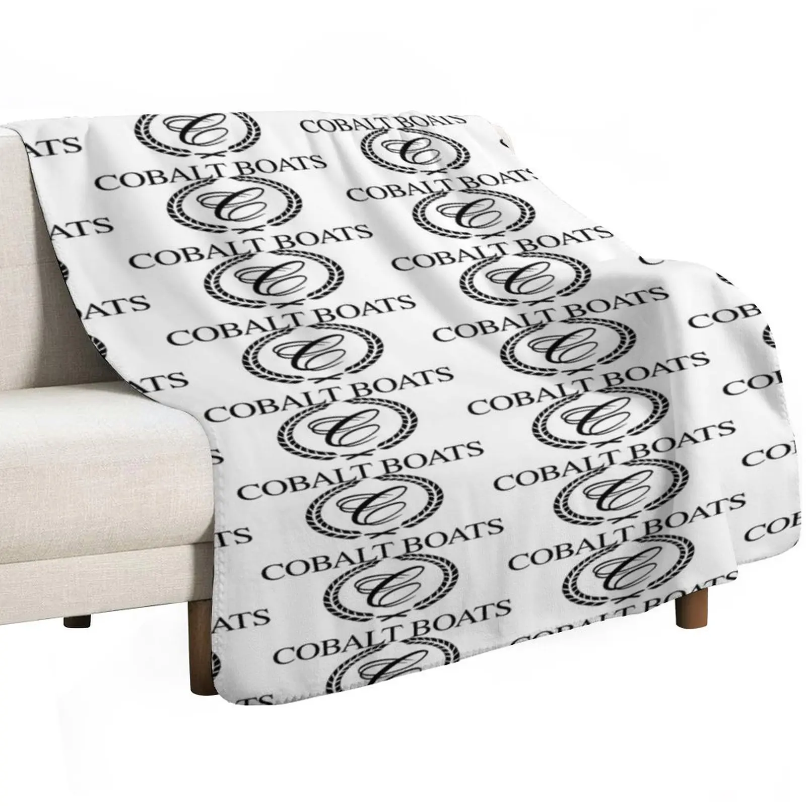 Cobalt Logo Classic Cruiser Throw Blanket No Pilling Soft Warm Blanket for Bed