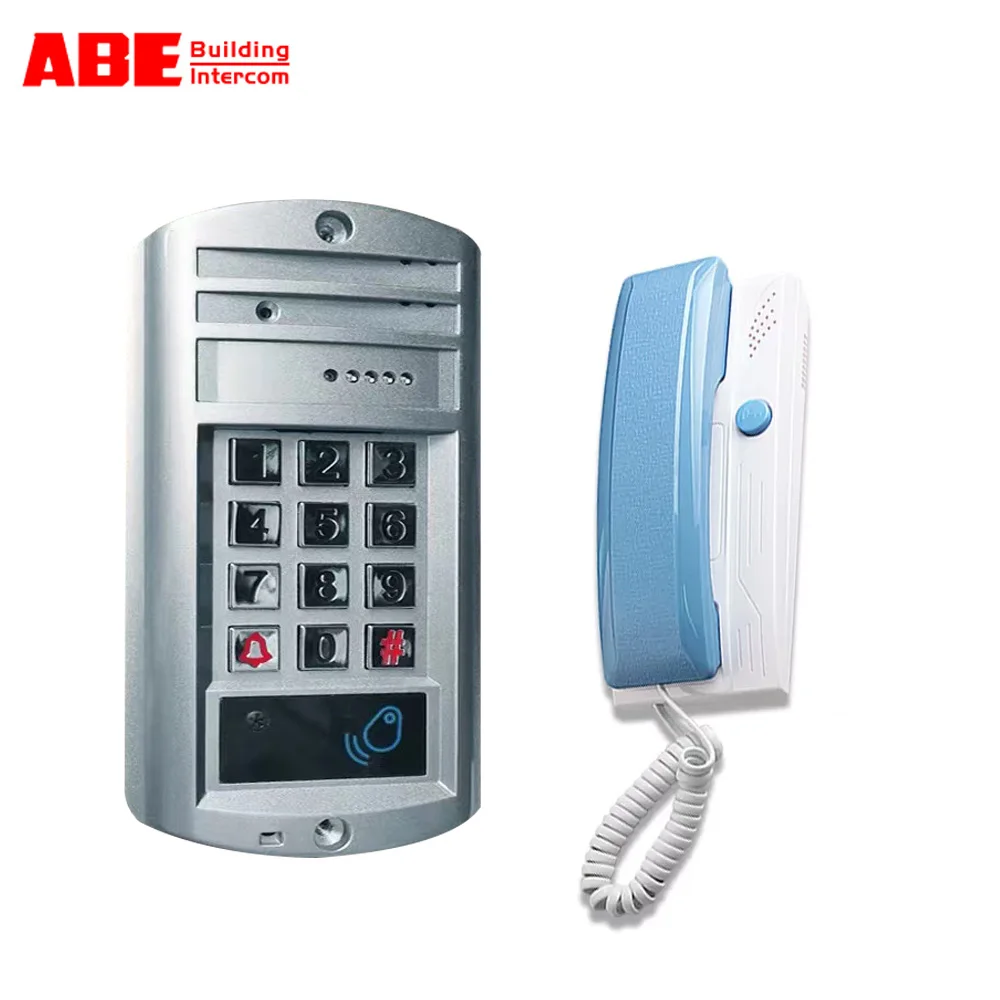 2 Wire intercom system  Audio Door Phone  for multi apartments high buildings