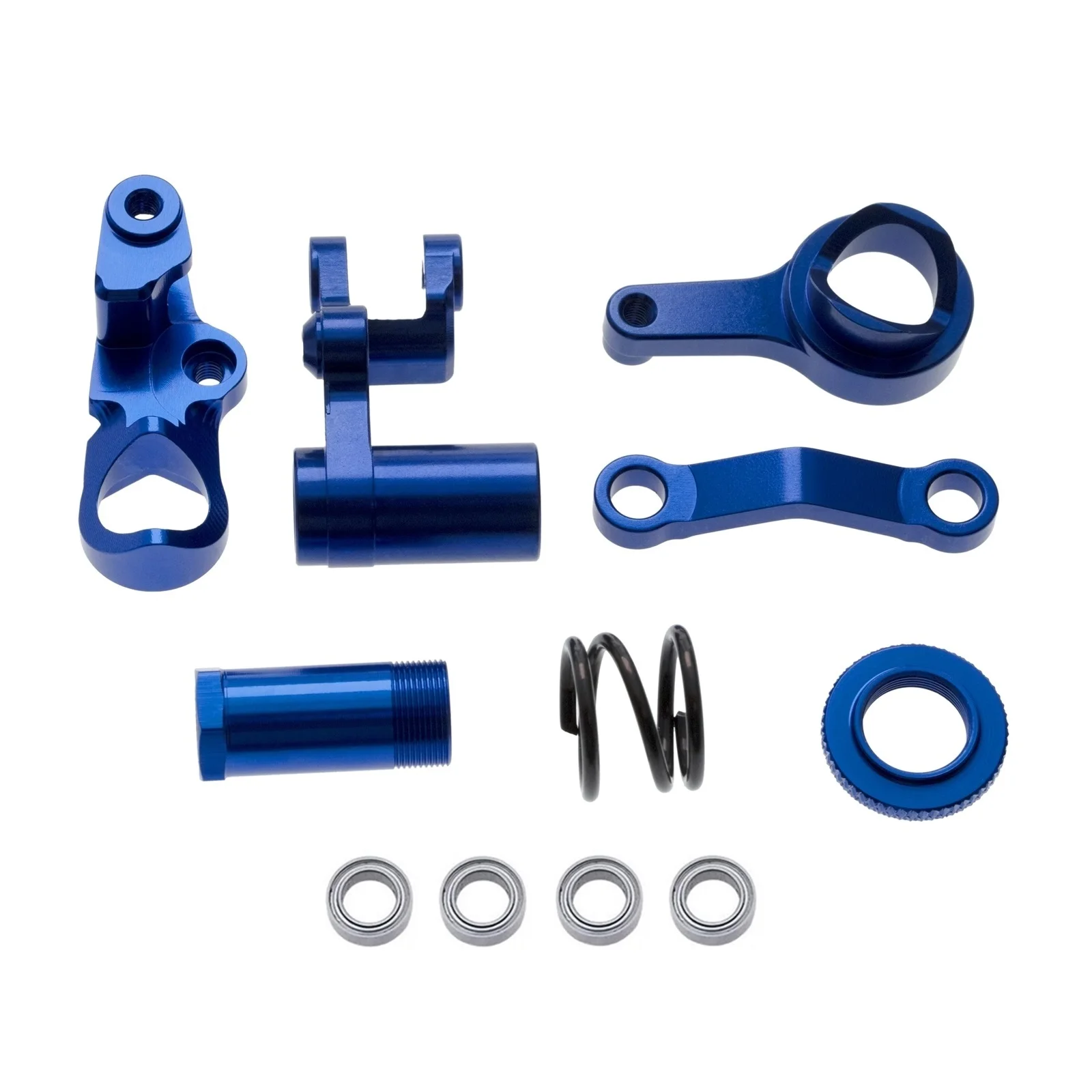 

Metal Steering Bellcranks and Drag Link Servo Saver Set 6845X for 1/10 Traxxas Slash Rustler Stamped Hoss 4X4 VXL Upgrades Parts