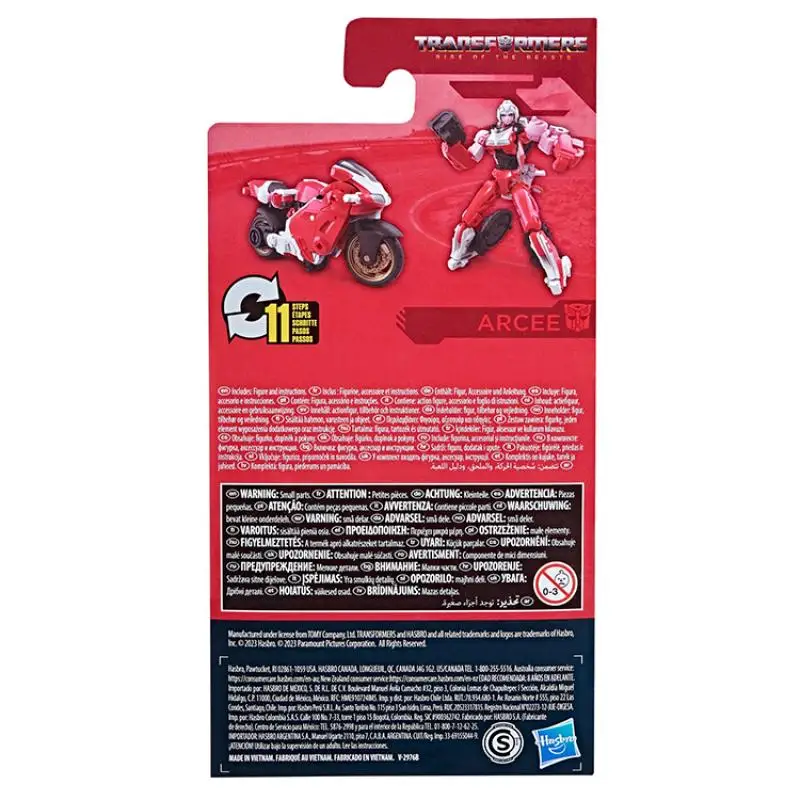 Hasbro-Figurine d'action TransDevices, Rise of the Beasts Studio Series, Arcee Hobby Model Toy Gifts, Original, En stock, 8cm