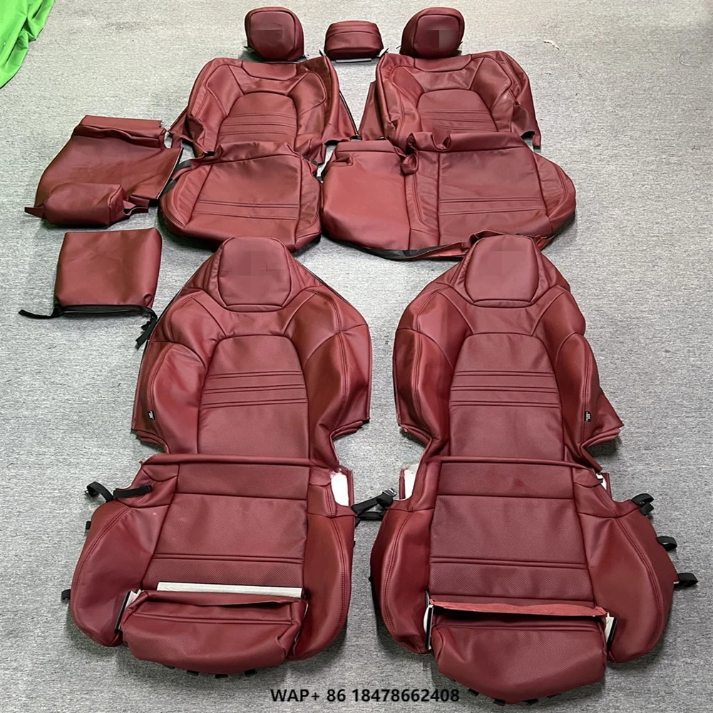 

Porsche Full Set Leather Seat Cover Customized Colors Patterns Logos for Porsche Cayenne 957 958 9Y0 Panamera 970 971 Macan 911