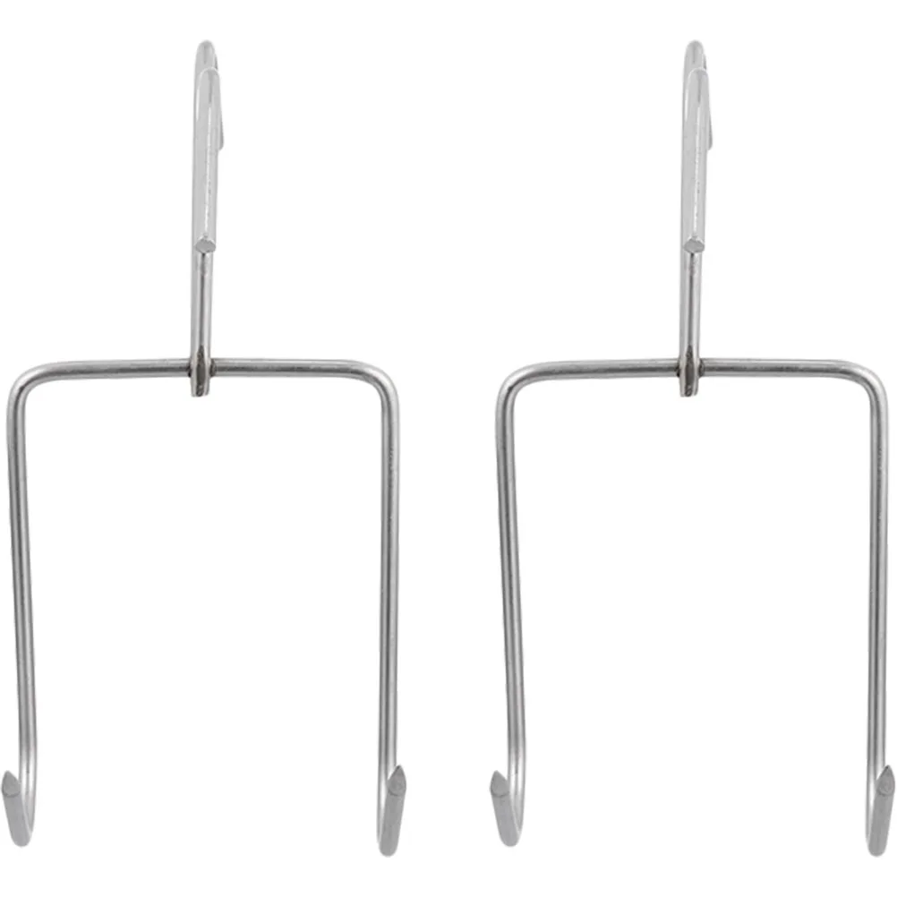 

2Pcs Stainless Steel Hooks HangingRack CommercialKitchen Gadgets SausageHanger PorkHook MetalHooks