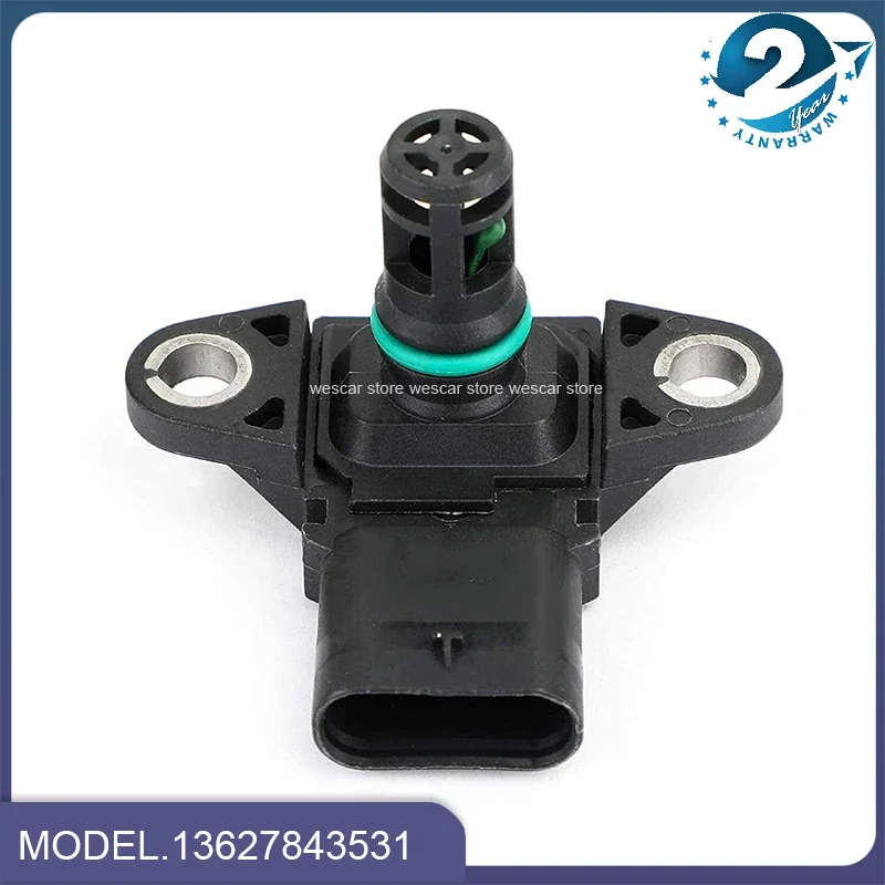 13627843531   Tmap Pressure Sensor   3.5 135I & 335I N20 N54 High Quality 4 Pins Manifold Pressure MAP Sensor